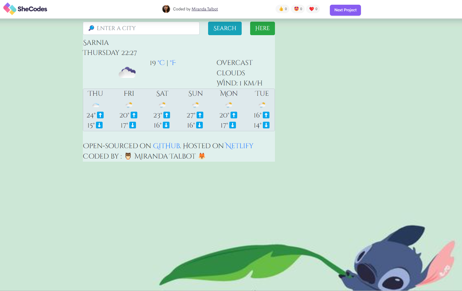 Weather project